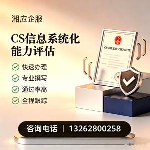 黔东南CS信息系统化能力评估申报服务